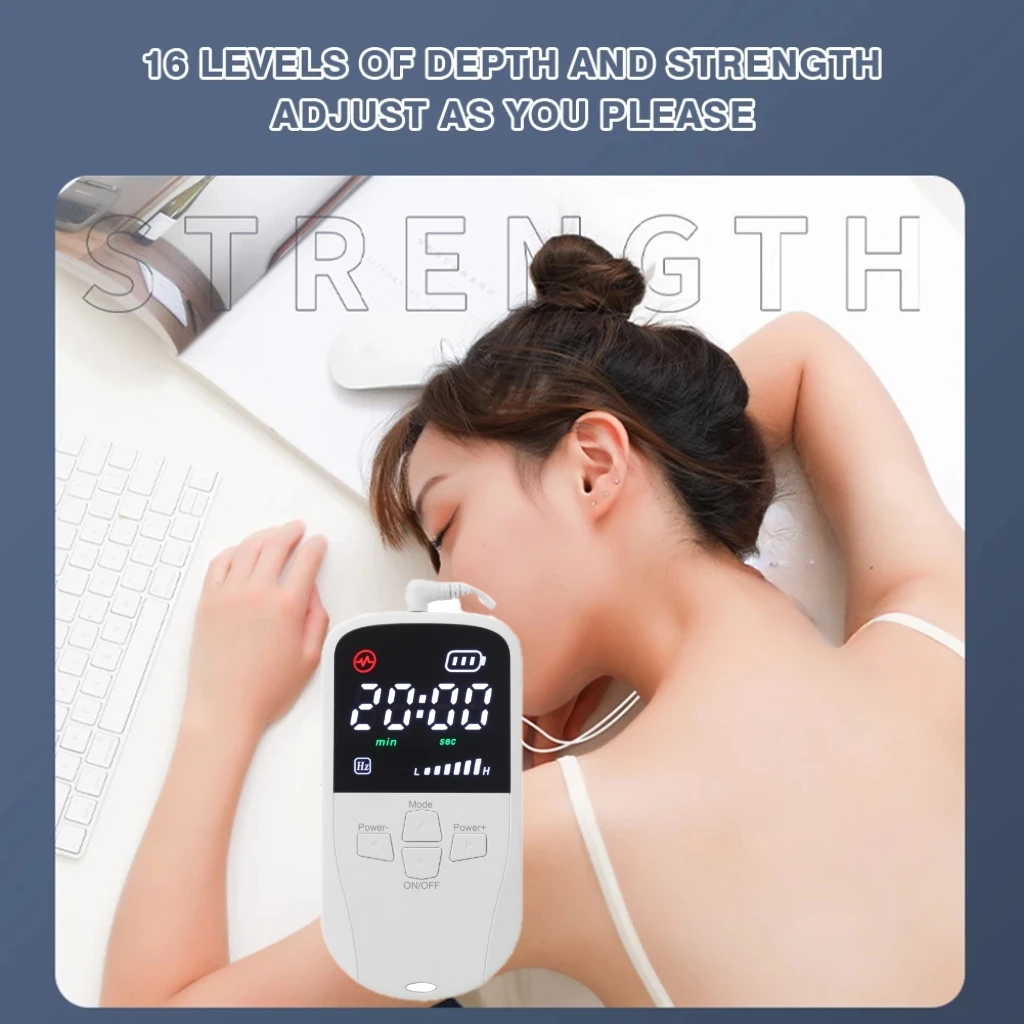 

2025 Upgrade CES Therapy Device for Sleep Anxiety, Portable Microcurrent Stimulator for Depression Pain Relief HLKGO