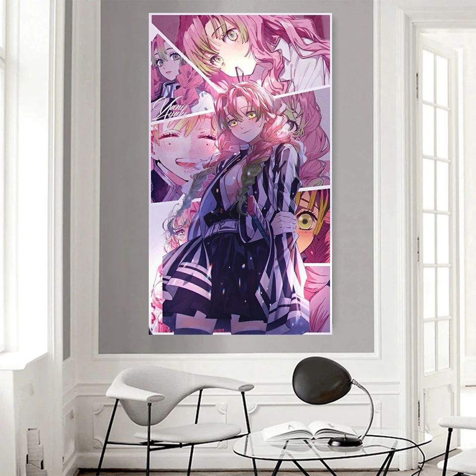 5D Diamond Painting New Demon Slayer Full Diamond Embroidery Anime Character Mosaic Picture DIY Rhinestone Art Home Decoration