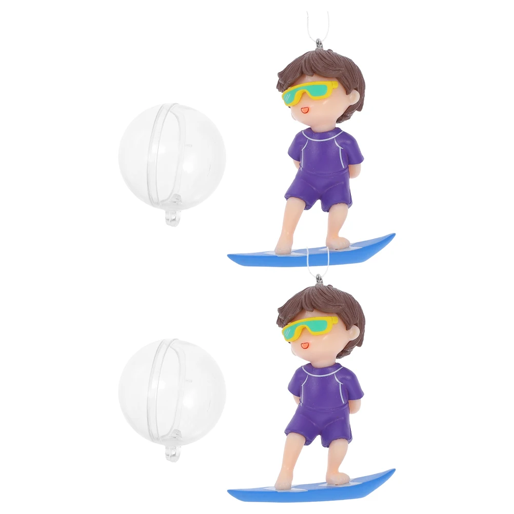 

2pcs Fish Tank Diver Ornaments Resin Floating Decorative Aquarium Divers Enhance Underwater Scene Creation Accessories