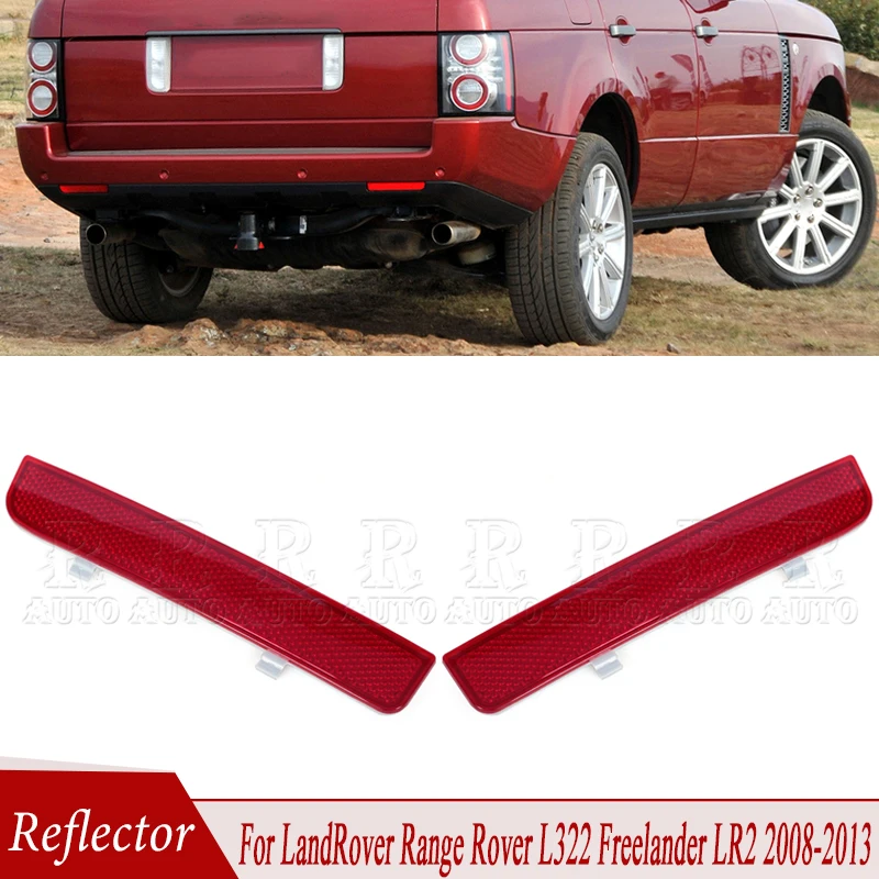 For Land Rover Range Rover L322 2003 2004 2005-2012 Freelander LR2 Rear Bumper Reflector Brake Light Warning LR006348 LR006349