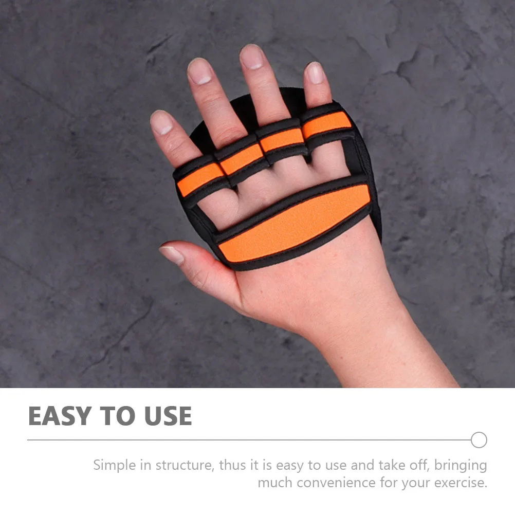 

1Pair Easy to Use and Take Off Weight Lifting Gloves Non-Skid Breathable Gym Exercise Grips Weight Lifting Gloves