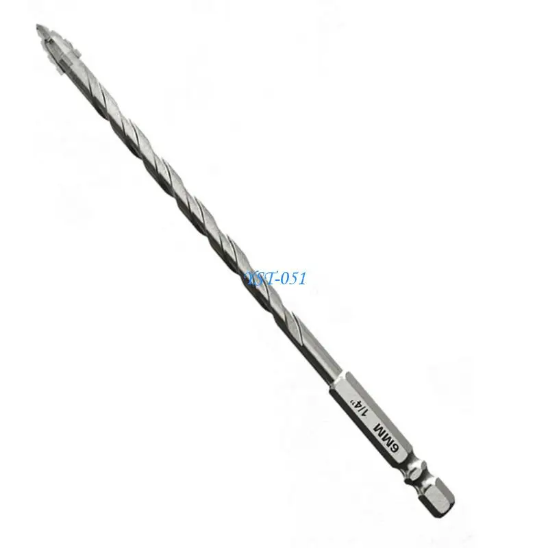 Dureza serrilhada quatro bordas do bocado broca excêntrico E15A 4/5/6/8/10/12mm