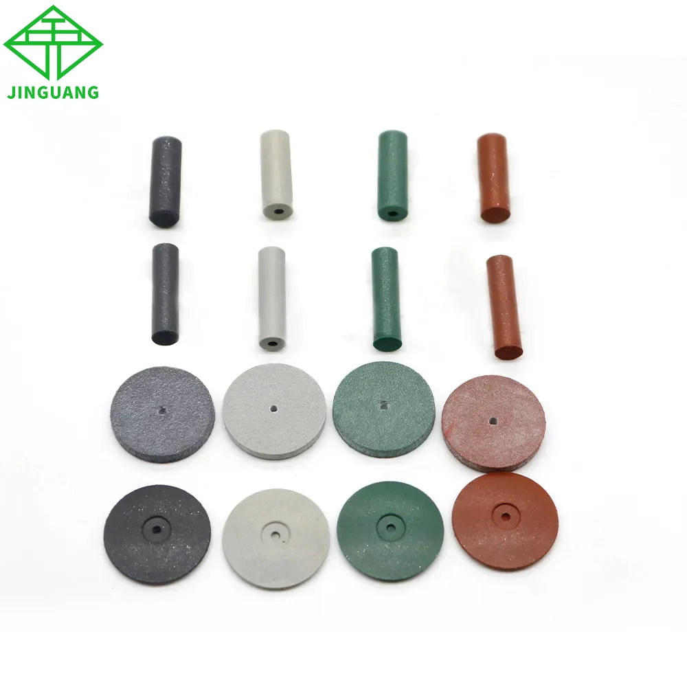 

200pcs/2box Dental Polishing Silicon Rubber Disc Rubber Polishing Wheel And Point Dental Lab Polishing Drills