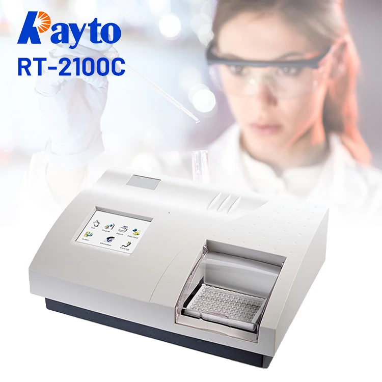 

Rayto Rt 2100C Elisa Reader Microplate Reader Clinical Analytical Instruments RT-2100C Price For Sale