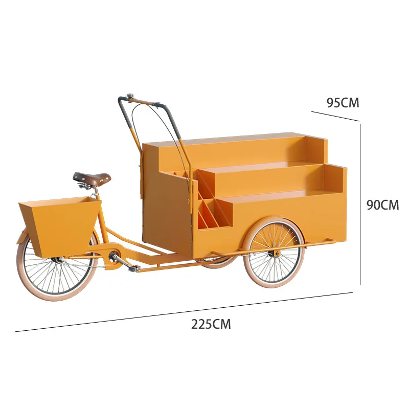 Mobile beverage coffee milk tea car snack car stall night market tricycle Internet celebrity creative stall promotion float