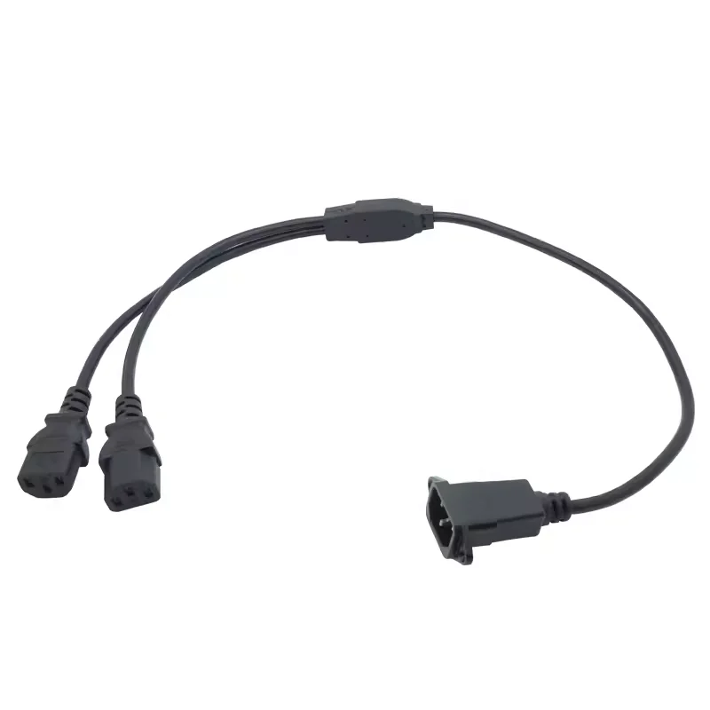 host display universal interface Pin-head power cord with ear one point two three plug C14-C13+C13
