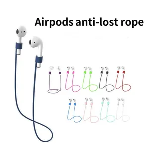 Earphone Tali Magnetik Anti Hilang Silikon Lembut untuk Apple Airpods 2 1 3 Air Pods Pro Earbud Headphone Nirkabel Bluetooth Tali 6 lanyard airpods penjualan terbaik - №