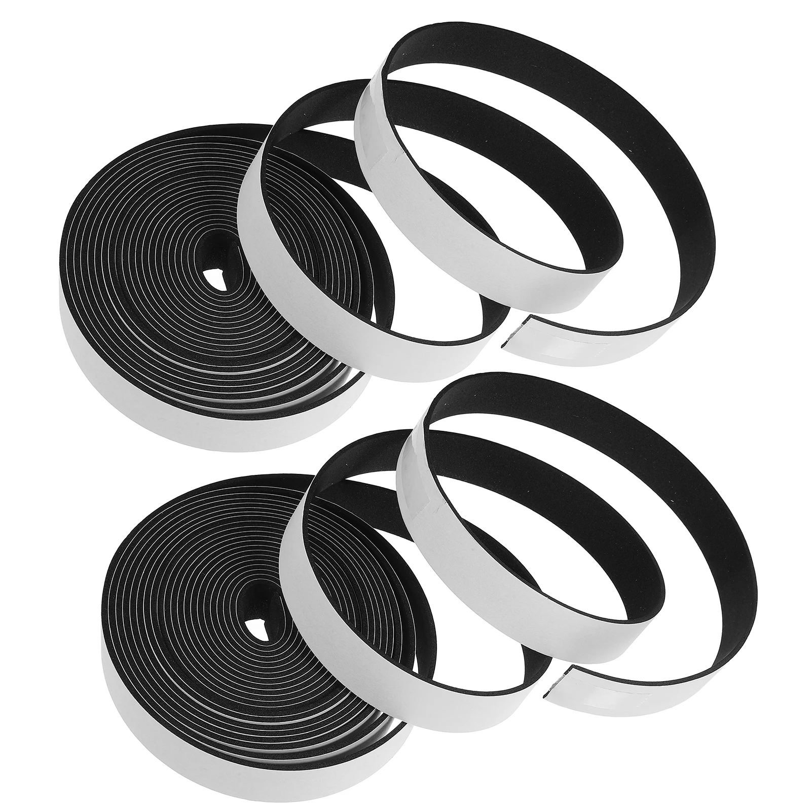 

2 Rolls Anti-sound Strips Sealing Soundproof Tape Windows Doors Plastic Shockproof Thick Insulation Home Furniture Legs