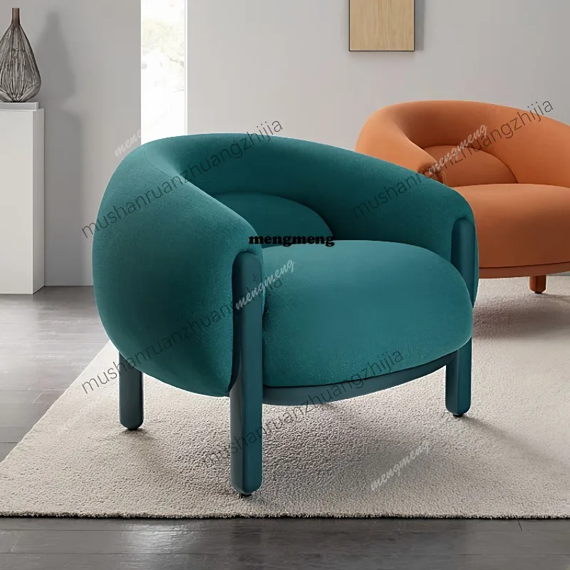 Medieval armrest sofa chair 2026 new living room balcony leisure sofa designer space custom model