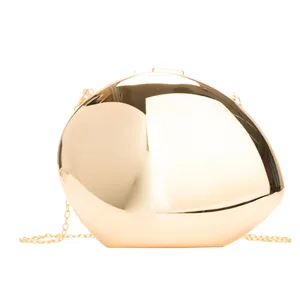 Ei -verdrängte Acryl -Kupplungsbeutel, glatte Spiegel, Nachtparty, neuer Schalenbeutel, Qualitätsmetallstil 8 Spiegeltasche der Hauptverkäufe - №3