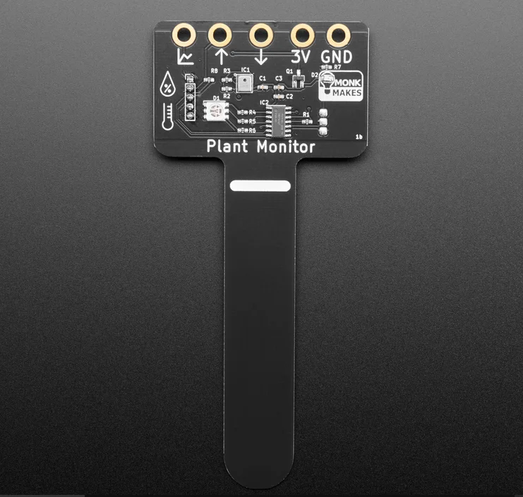 5587 Monk Makes Plant Monitor Capacitive Moisture Meter Temperature Development Tools