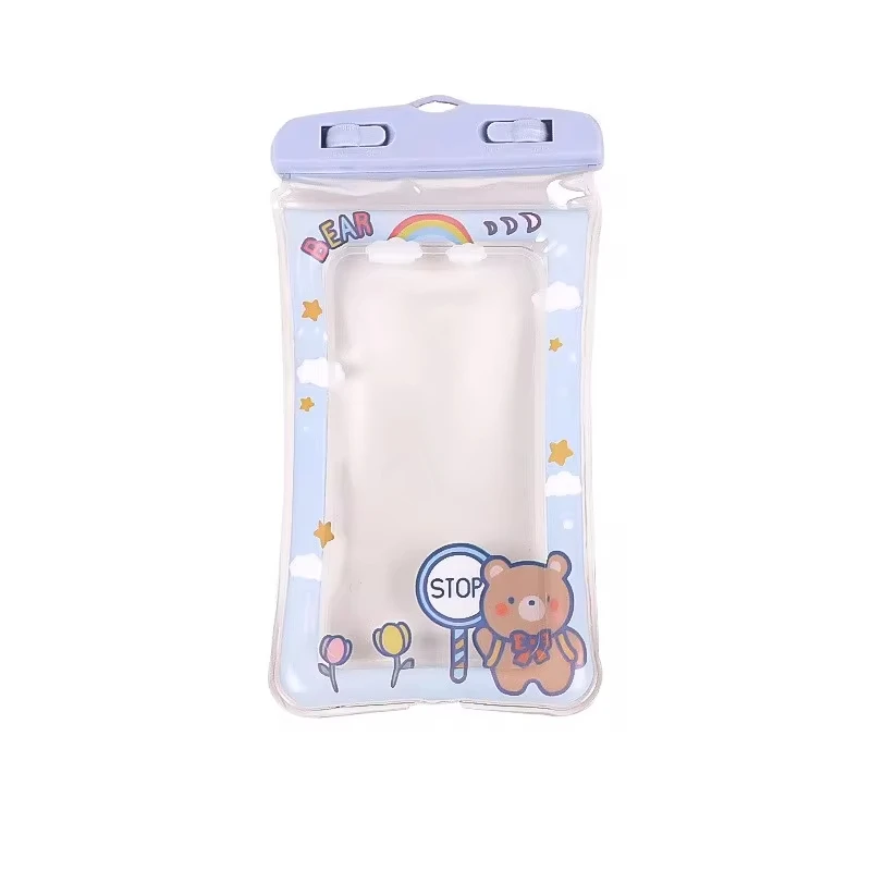 Full View Transparant Onderwater Mobiele Telefoon Tas Anti-Falling Waterdichte Mobiele Telefoon Tas Pvc Zwemmen Duiktelefoon Hoezen