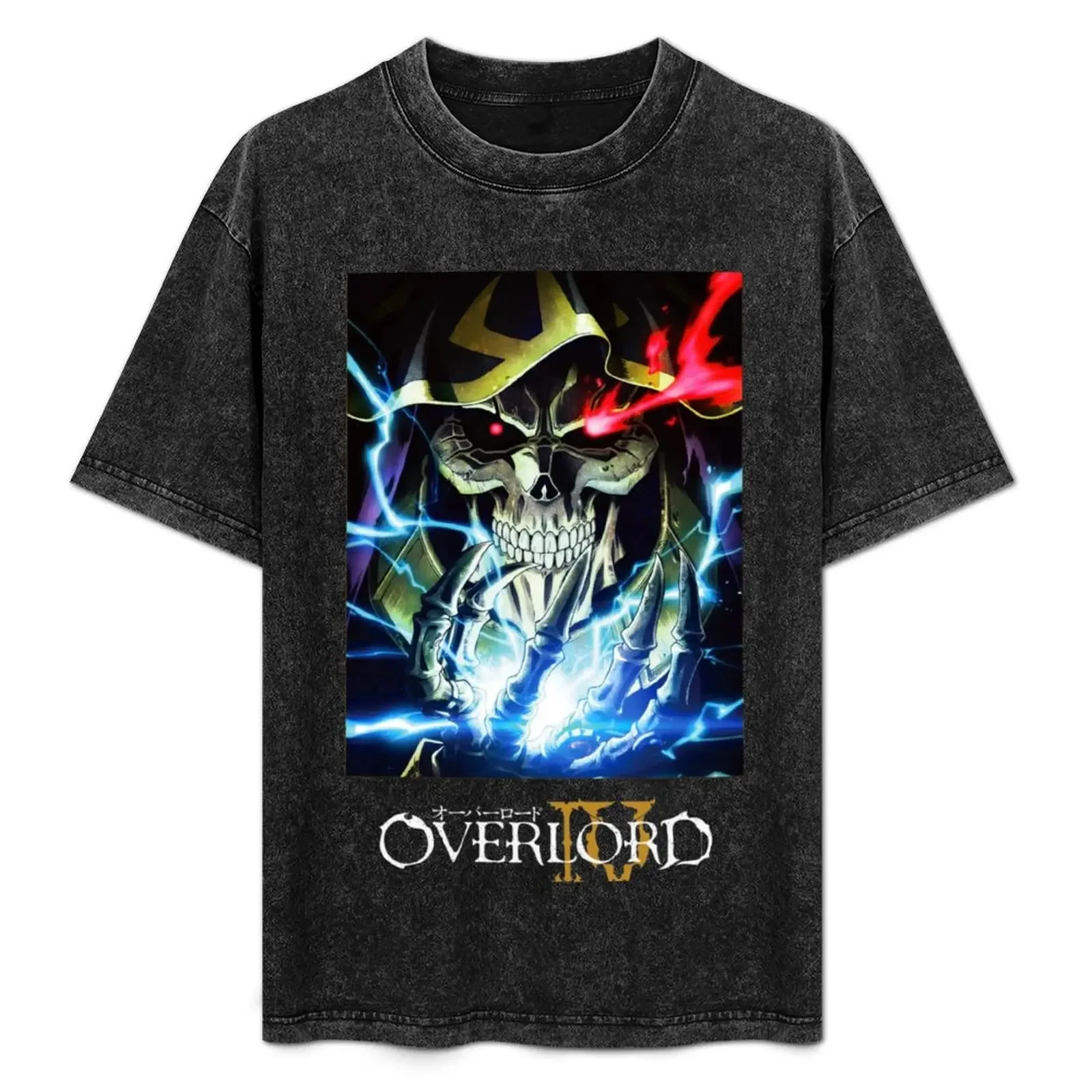 

Overlord#IV T-Shirt oversized oversize t-shirts man vintage anime shirt street wear funny t shirts for men
