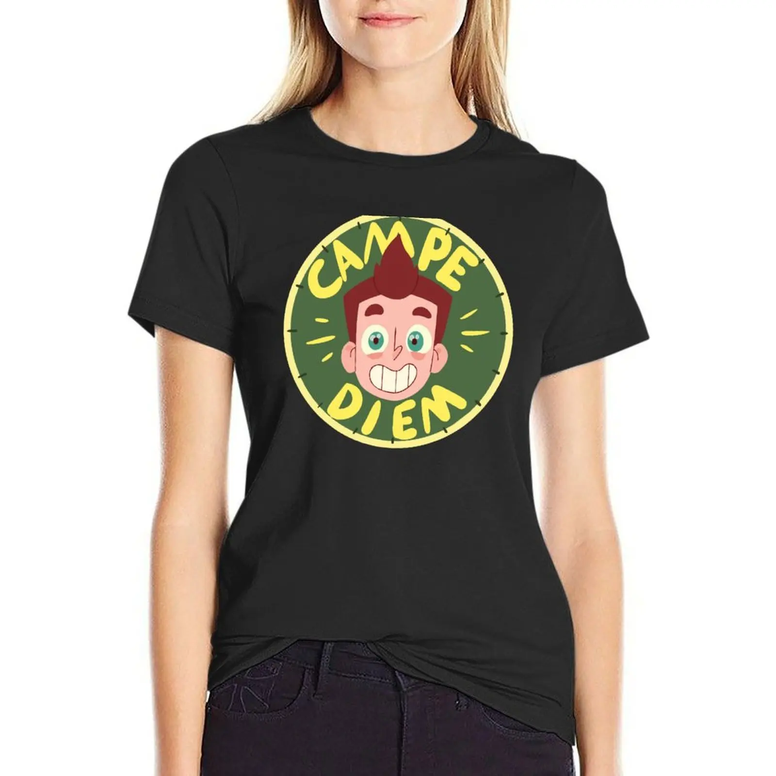 

Campe Diem T-Shirt shirts graphic tees korean fashion customs design your own Women's t-shirt