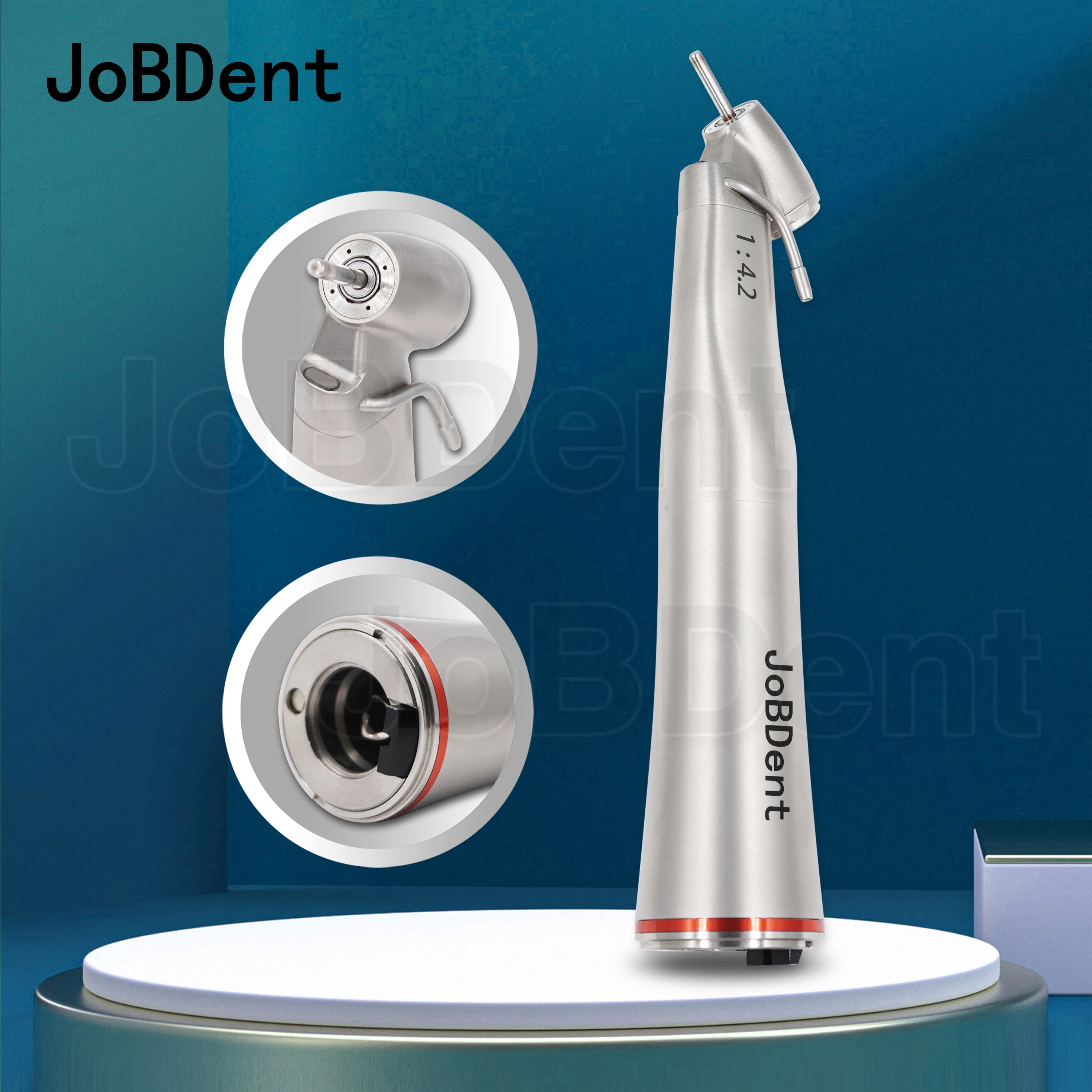 Z45L Dental 45 Degree Surgical Handpiece Dentistry 1:4.2 Increasing Speed Red Ring Air Turbine Contra Angle Hand Piece