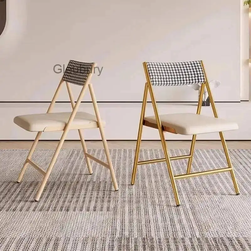Sillas de comedor tapizadas modernas, sillas de comedor europeas ultraligeras de lujo, Silla Comedor de moda, muebles de comedor