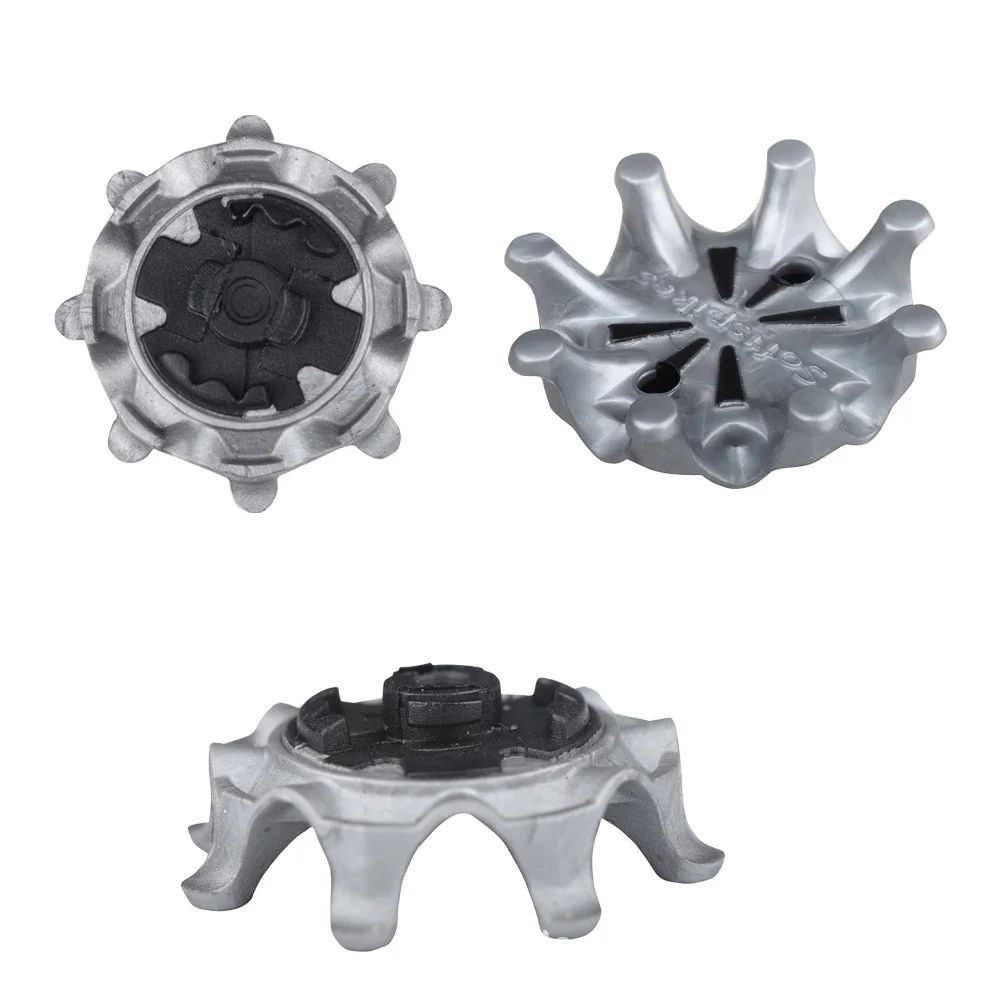 Substituição Sapato De Golfe Spikes, Pregos De Substituição, Soft Grampo Rápido, Metal Cinza, Preto Golf Aids Training para Footjoy Sapatos, Novo Pacote