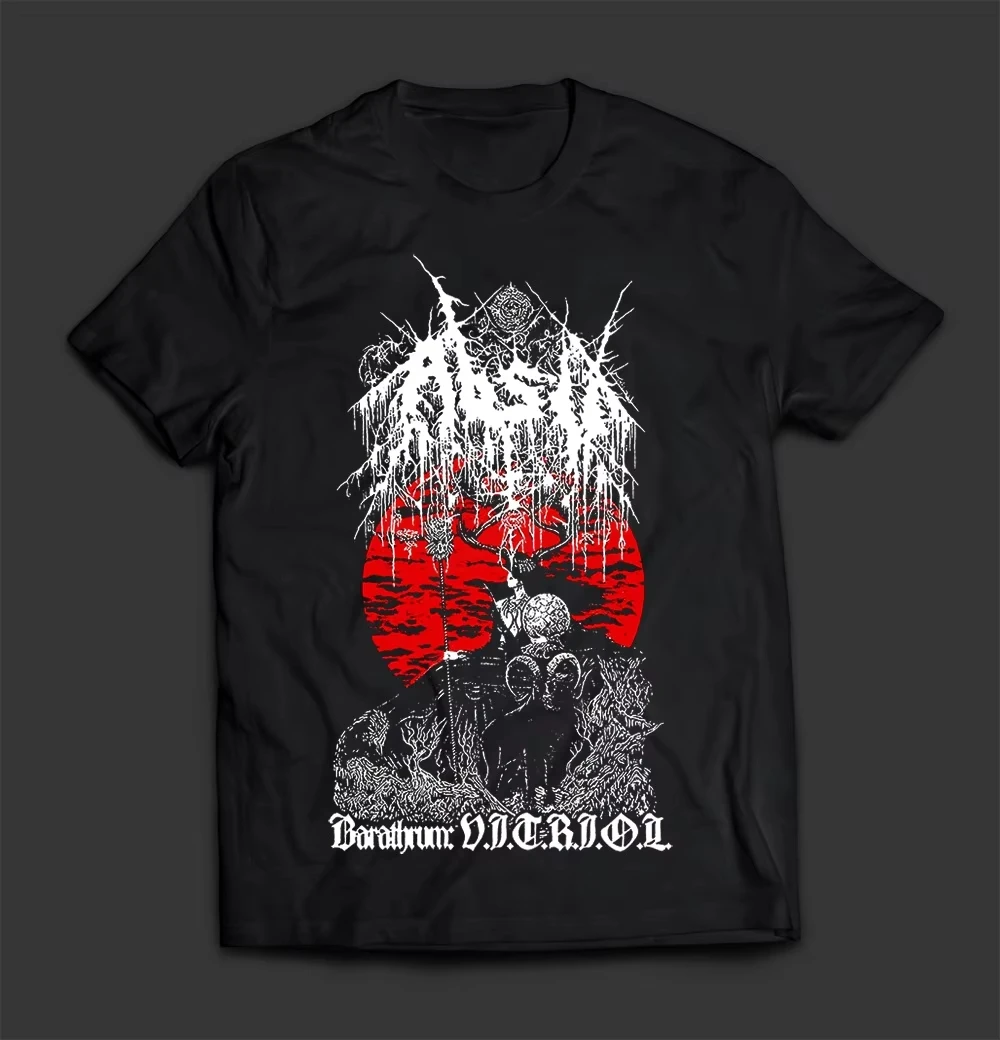 

Summer New Barathrum T-Shirt Men's Women's Cotton T-Shirt Short Sleeve Vintage Hip Hop Rock Band Top Streetwear Men's Clothing