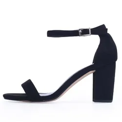 Women Sandals Ankle Strap Heeled Sandals Summer Gladiator Shoes Woman Chunky Heels for Women Open Toe Party Dress Sandal