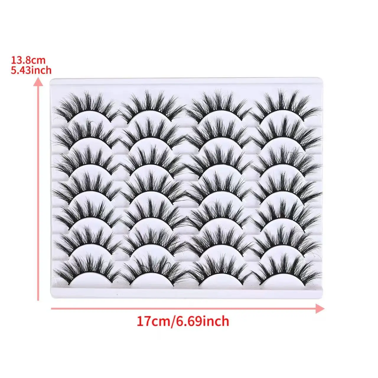 Pestañas postizas para pretender a ser un gran demonio, cosplay, cómics europeos y americanos, gruesas y duras, segmadas naturalmente