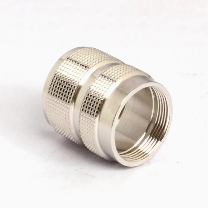 

Custom CNC Machining Turning Parts CNC Machining Stainless Steel Knurled Threaded Connecting Sleeve
