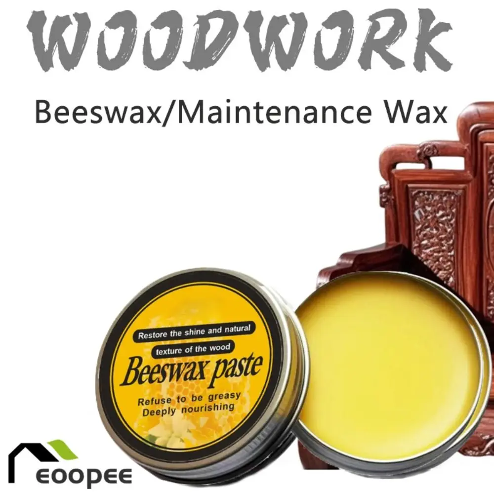 

New Polisher Wooden Furniture Polishing Beeswax Waterproof Traditional Natural Wood Conditioner Repair Brightening Floor Wax