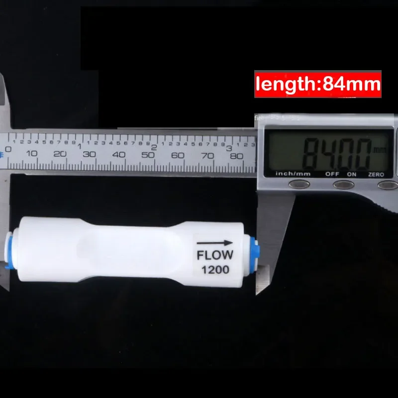 300CC-1500CC RO Water System Waste Water Flow Regulater Restrictor 1/4" OD Hose Reverse Osmosis Quick Pipe Fittiing