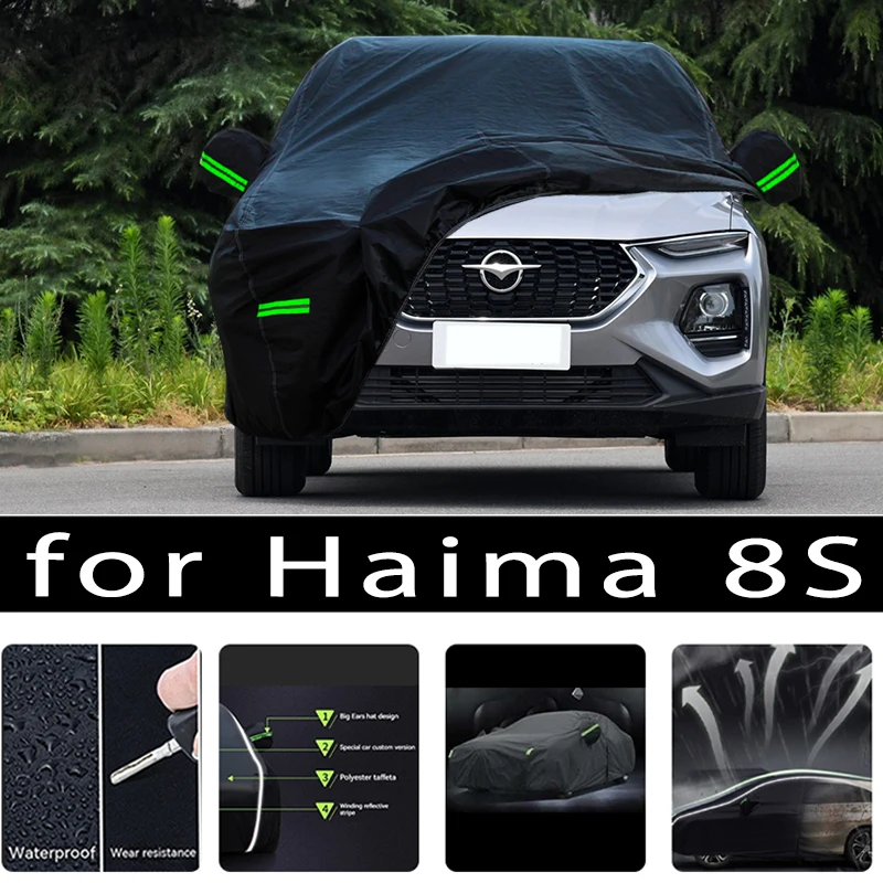 

For Haima 8S Outdoor Protection Full Car Covers Snow Cover Sunshade Waterproof Dustproof Exterior Car accessories