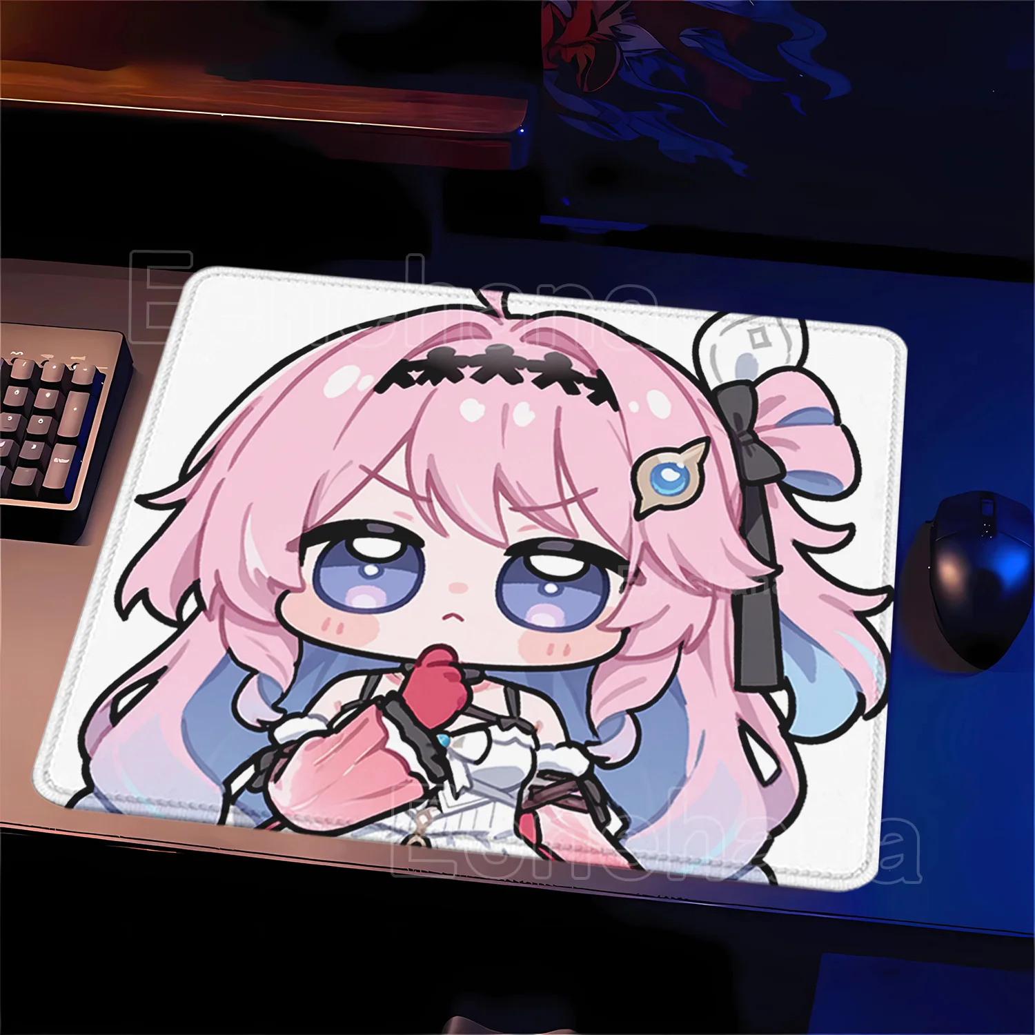 Small Size Mouse Pad Wuthering Waves Denia‌ Funny Meme Cute Gaming Office Accessories Mousepad Kawaii Game HD Printing Desk Mats