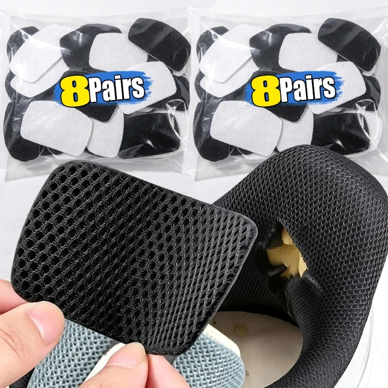 Useful Invisible Mesh Patch For Sports Shoes Repair Self-adhesive Shoes Heel Protective Patches Anti-wear Breathable Shoe Pads