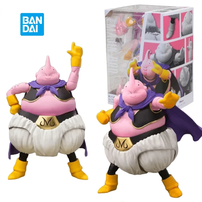 In Stock Original BANDAI Dragon Ball Z S.H.Figuarts SHF Majin Buu PVC Anime Action Figures Model Collection Toys Hoilday Gifts