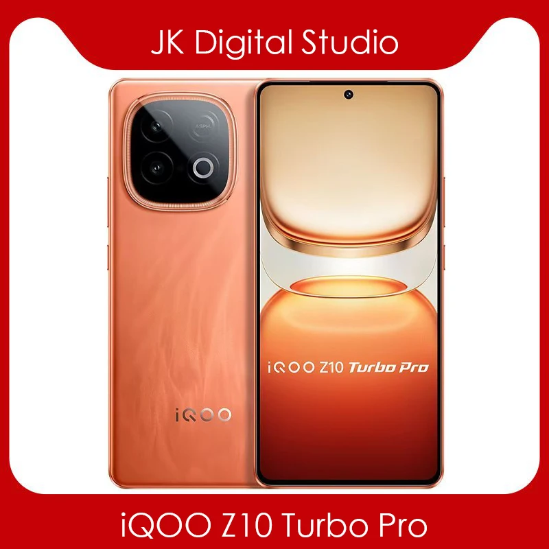 جديد IQOO Z10 Turbo Pro 5G هاتف محمول 6.78 بوصة AMOLED 144 هرتز Snapdragon8s Gen4 50MP 120 واط داش شاحن 7000 مللي أمبير بطارية OTA NFC