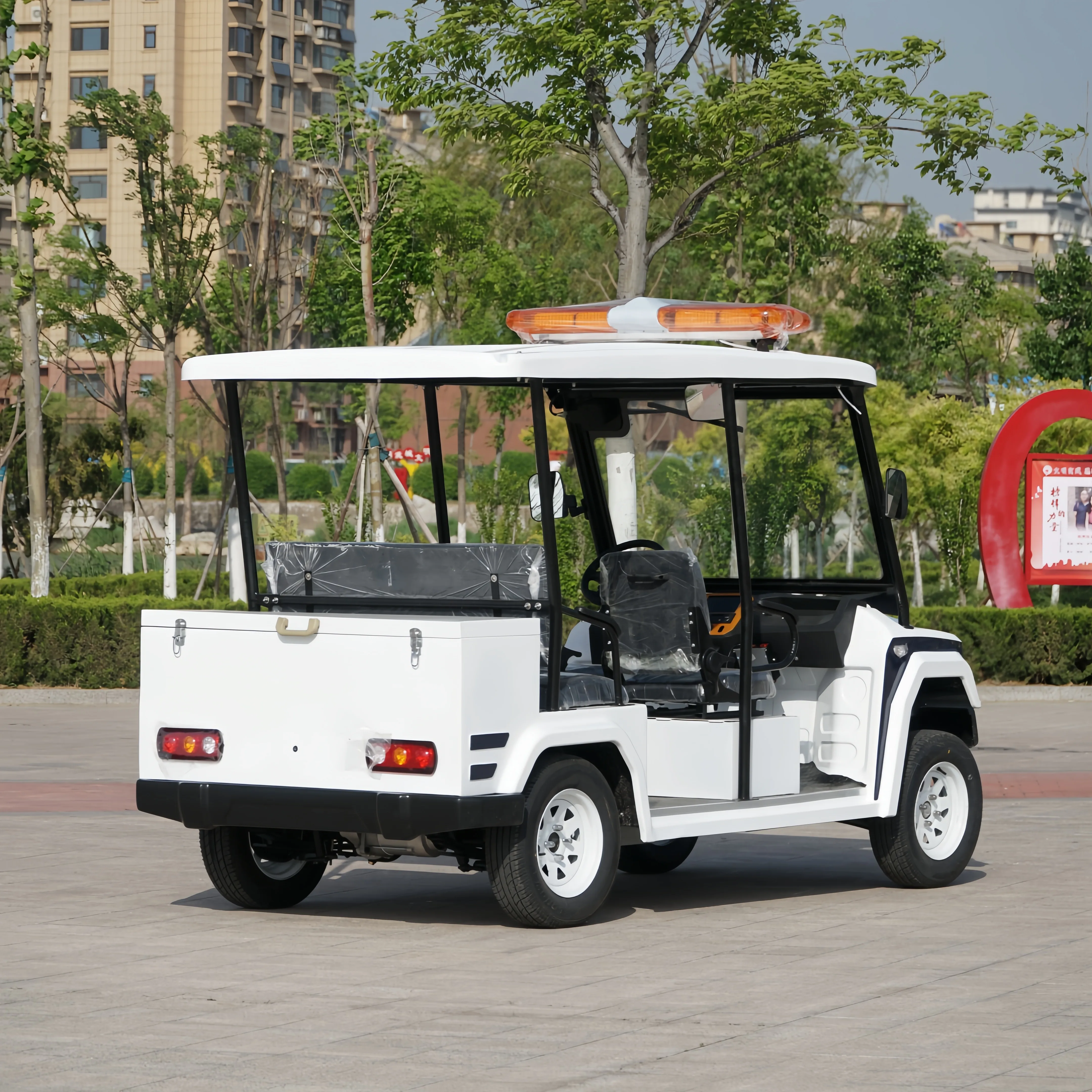 New Product Hot Selling Luxury Patrol Car 4 Seat Hotel Electric 4 Seater Electric Patrol Car