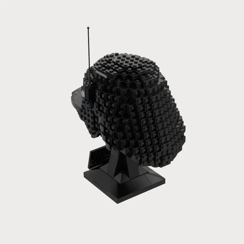 640 PCS Popular Game Character Series Death Star Imperial Gunner Helmet MOC Customize Modular Building DIY Boy Festival Toy Gift view 2