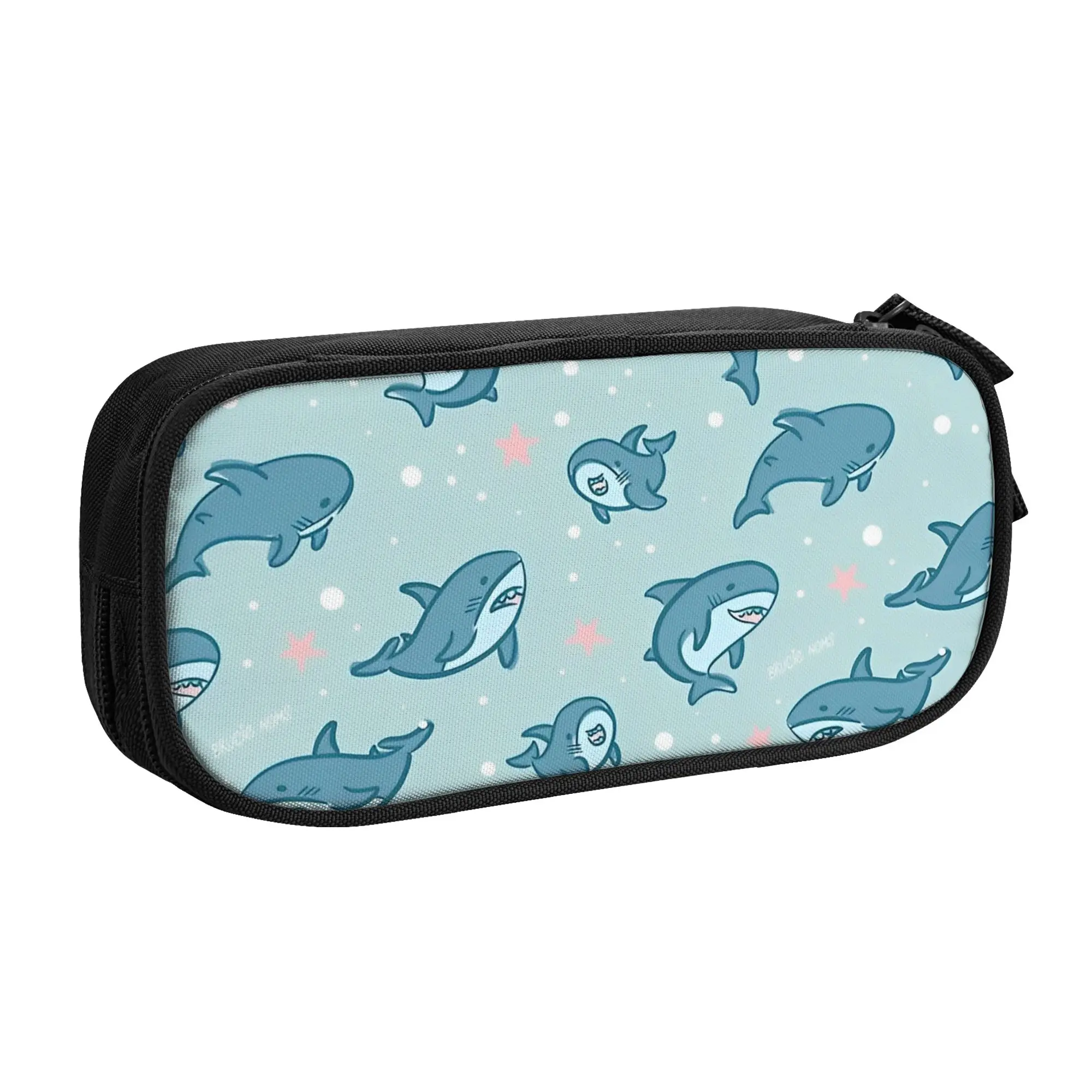 

Пенал Brucie Blahaj Shark Under the Sea с изображением звездчатых китовых акул для девочек и мальчиков, сумка для школьных принадлежностей и канцелярии