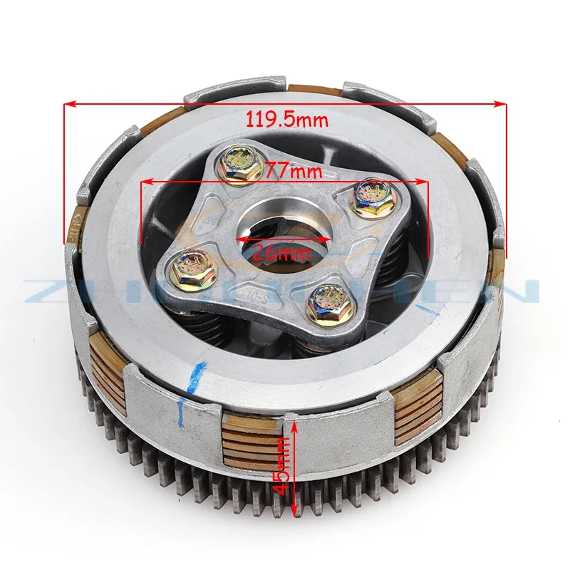 

150cc 160cc Motorcycle Clutch Assembly For YX YinXiang 140 150 160 CC 2V 4V W063 W150-5 Horizontal Engine Dirt Pit Bike Parts