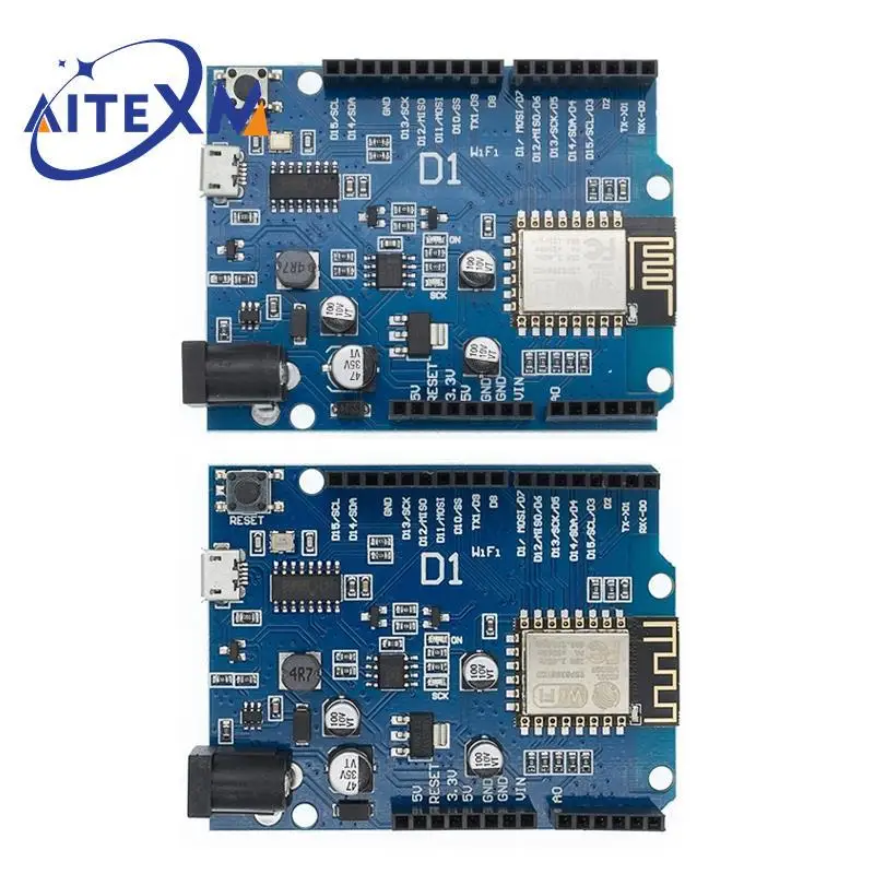 ESP-12F ESP-12E WiFi Development Board D1 WiFi UNO Based Wireless Module ESP8266 Shield for Arduino Compatible IDE