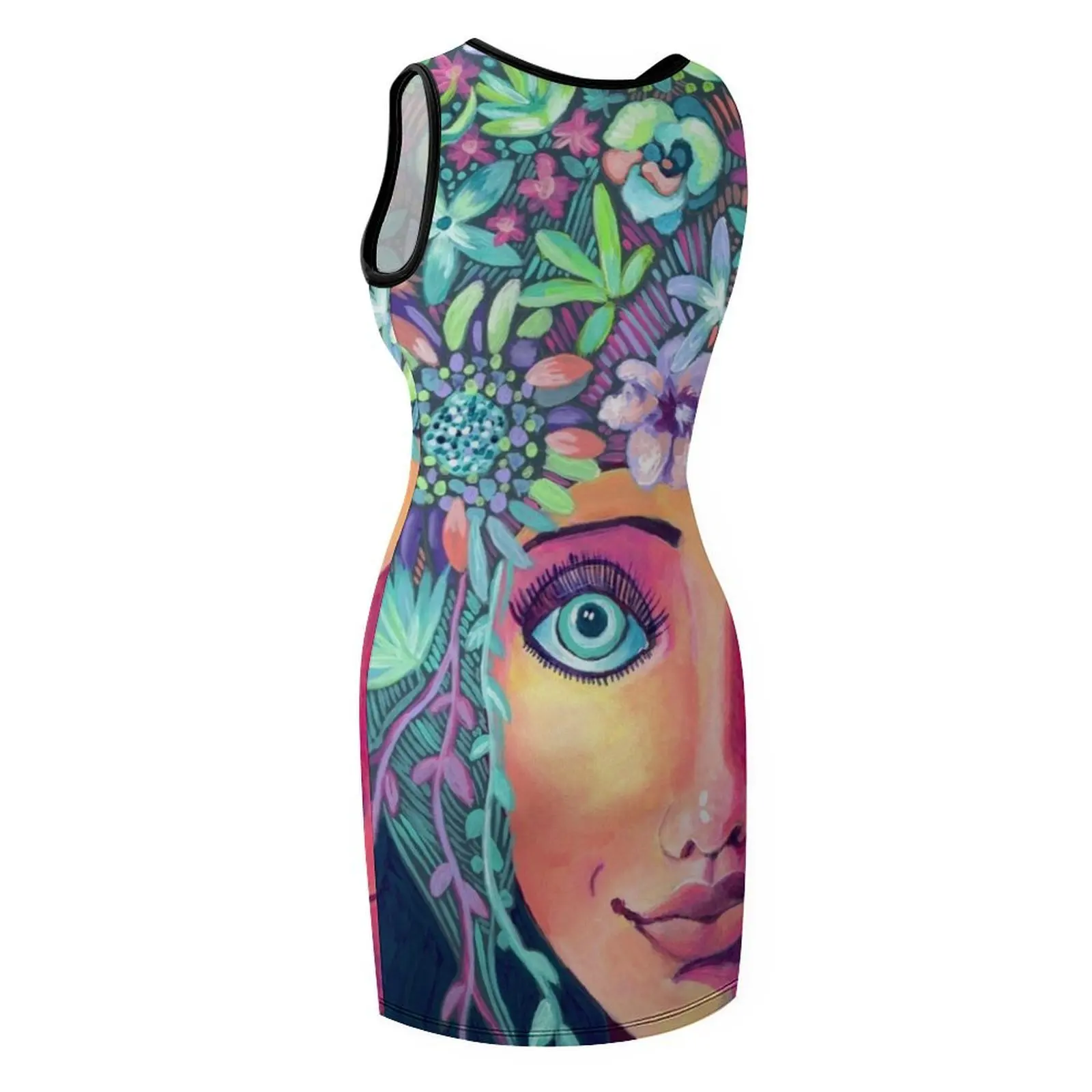 Spring Hair Sleeveless Sundress luxury women's party dress evening prom Woman fashion Woman's evening dress