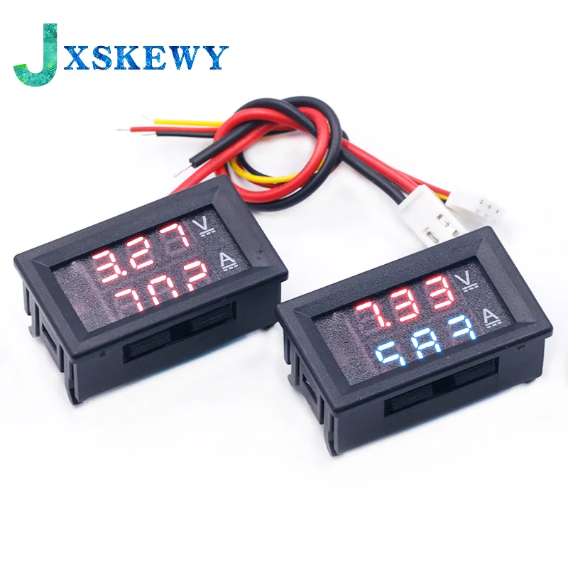 DC 0-100V 10A Digital Voltmeter Ammeter Dual Display Voltage Detector Current Meter Panel Amp Volt Gauge 0.28\