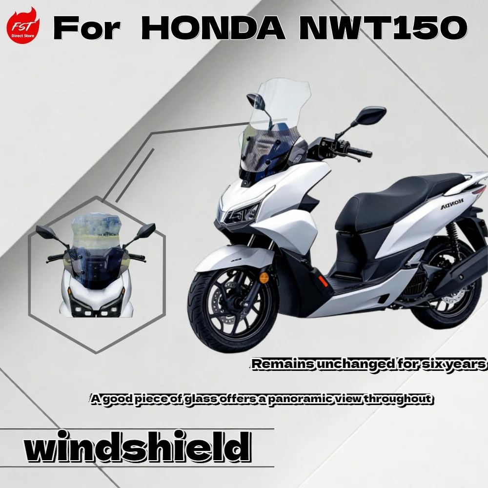

Fit Honda NWT150 Scooter Silkscreen Front Windshield Glass
