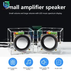 3W Speaker Small Power Amplifier Mini Speaker Kit Single/Dual Audio Computer Audio Welding Practice Training Electronic DIY Kit