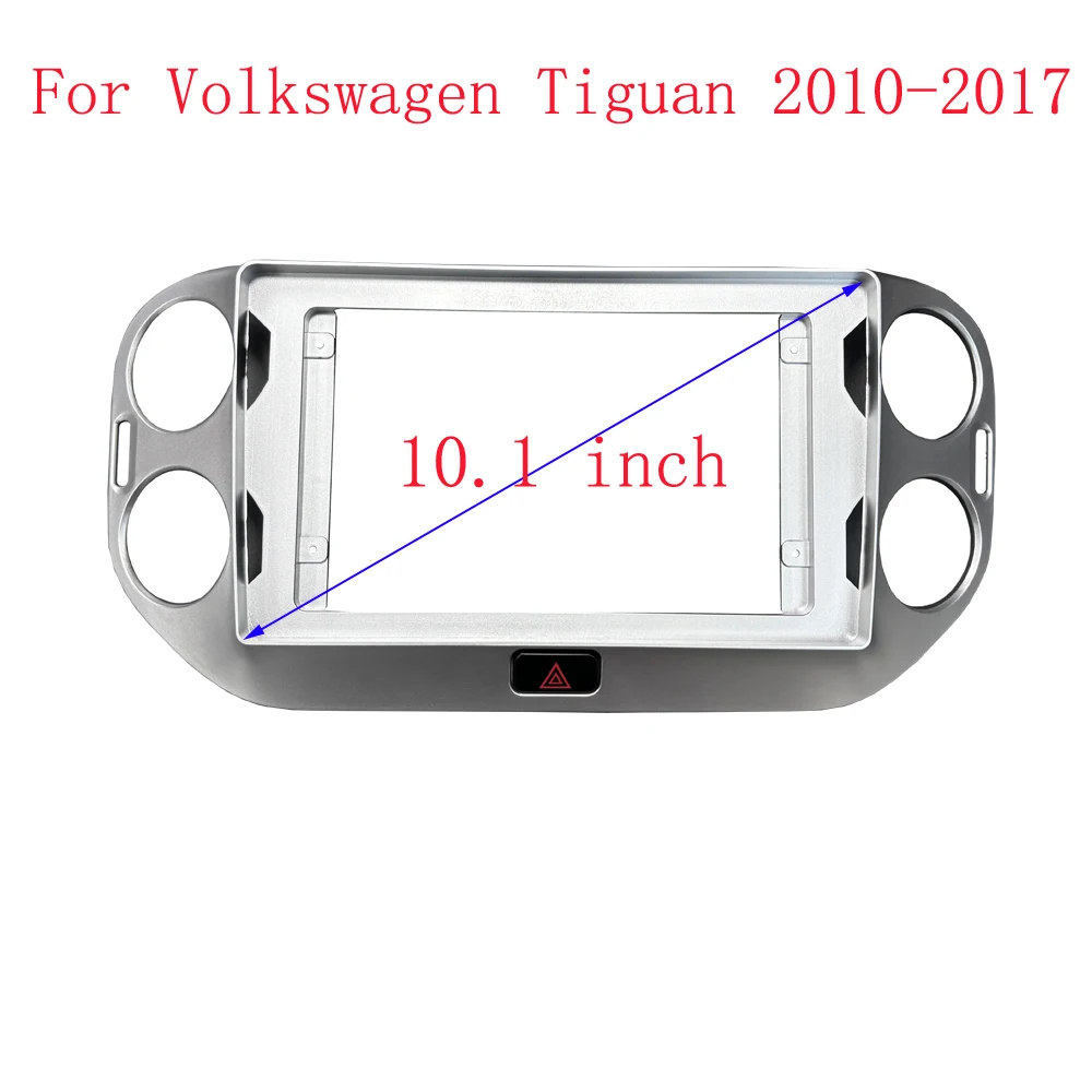 10 Inch Car Frame Fascia Adapter Canbus Box Decoder For Volkswagen Tiguan 2010-2017 Android Radio Dash Fitting Panel Kit