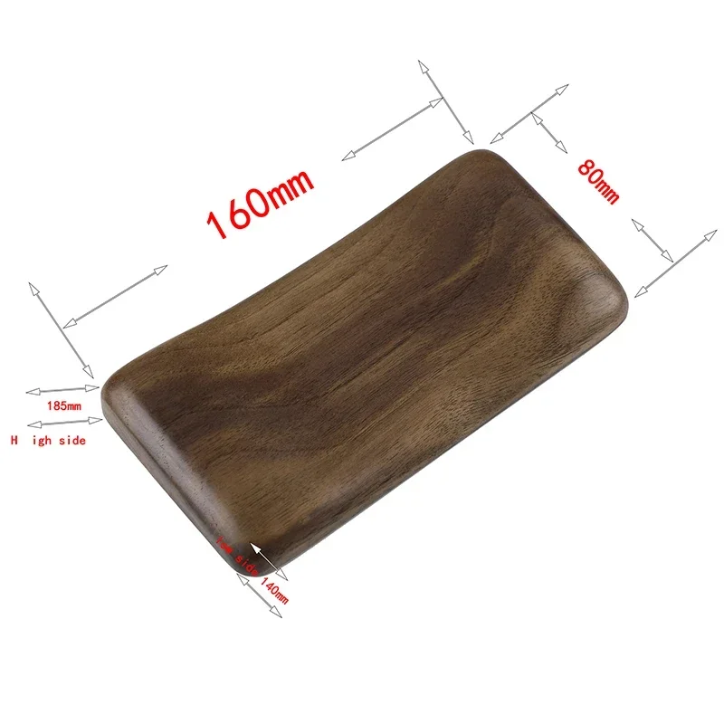 Black Walnut Hand Rest Custom Ergonomics Mechanical Keyboard Protective Pad for Single Palm Rest Anti slip and comfortable