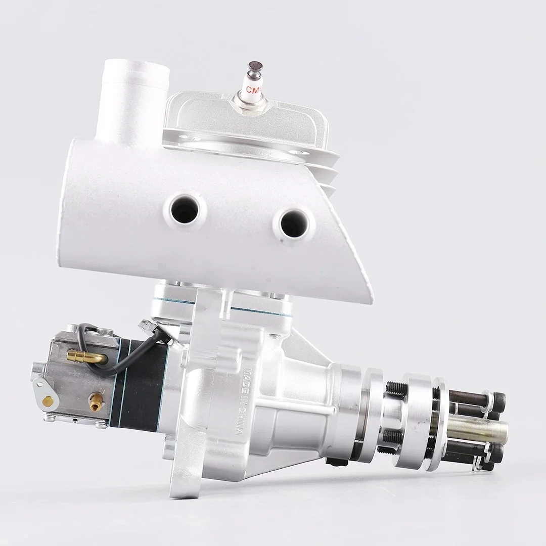 DLE55 Gas Engine Exhaust Muffler Pipe Noise Reduction Exhaust Tube Parts for 55cc RC
