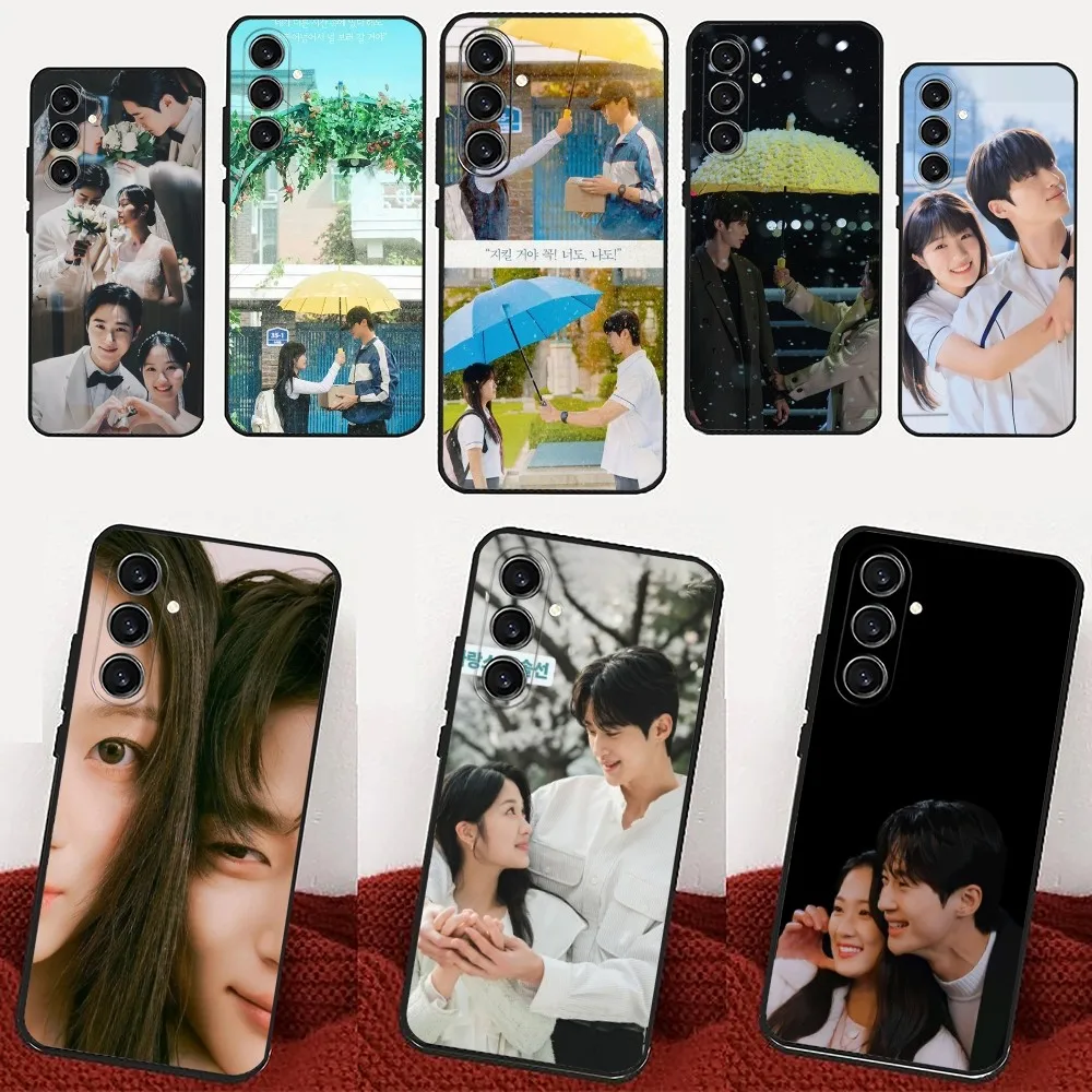 Чехол для телефона Korea TV S-Series L-Lovely Runner для Samsung Galaxy A13,21s,22,31,32,52,53,71,80,91, черный мягкий чехол