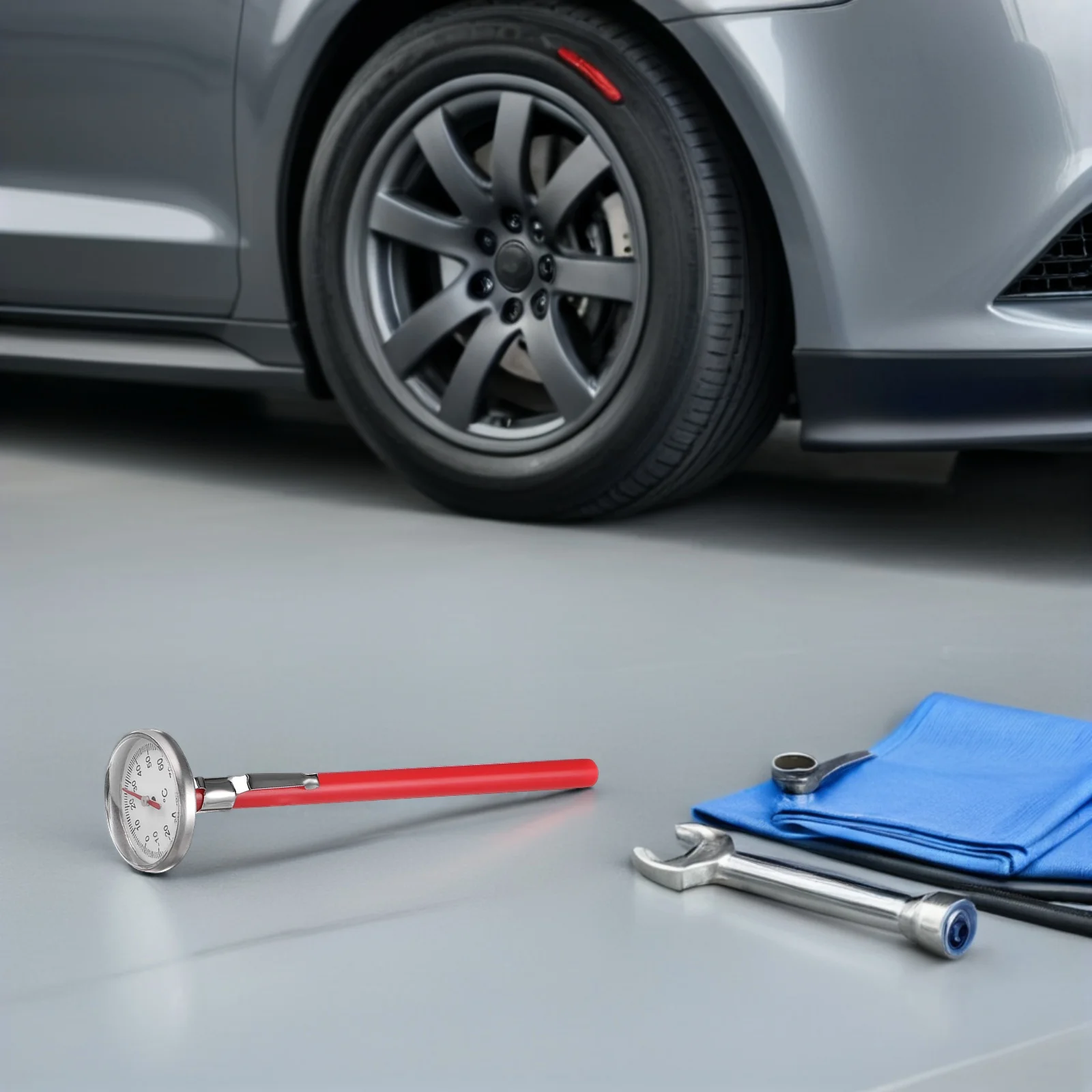 

3Pcs Mechanical Thermometer for Car Air Conditioner - Compact Sturdy Design with Clear Readings Easy to Install Dashboard Vent