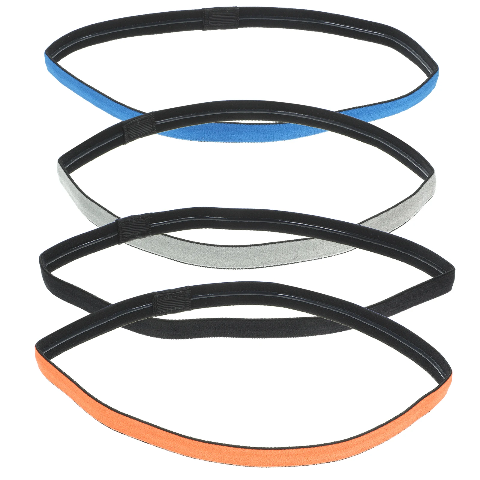 

8pcs Anti-Slip Silicone Headbands for Women Sports Sweat-Wicking Fitness Running Gym Hairbands Athletic Elastic Yoga