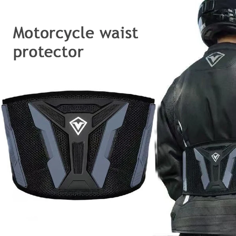 Breathable Motorcycle Kidney Belt with Adjustable Support for Off-Road Riding and Anti-Fall Protection Cycling Safety Items