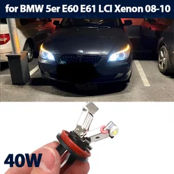 6000K LED Angel Eyes  Ring Marker Light Bulb Lamp For BMW 5 Series E60 E61 LCI Xenon Headlight 2008-2010