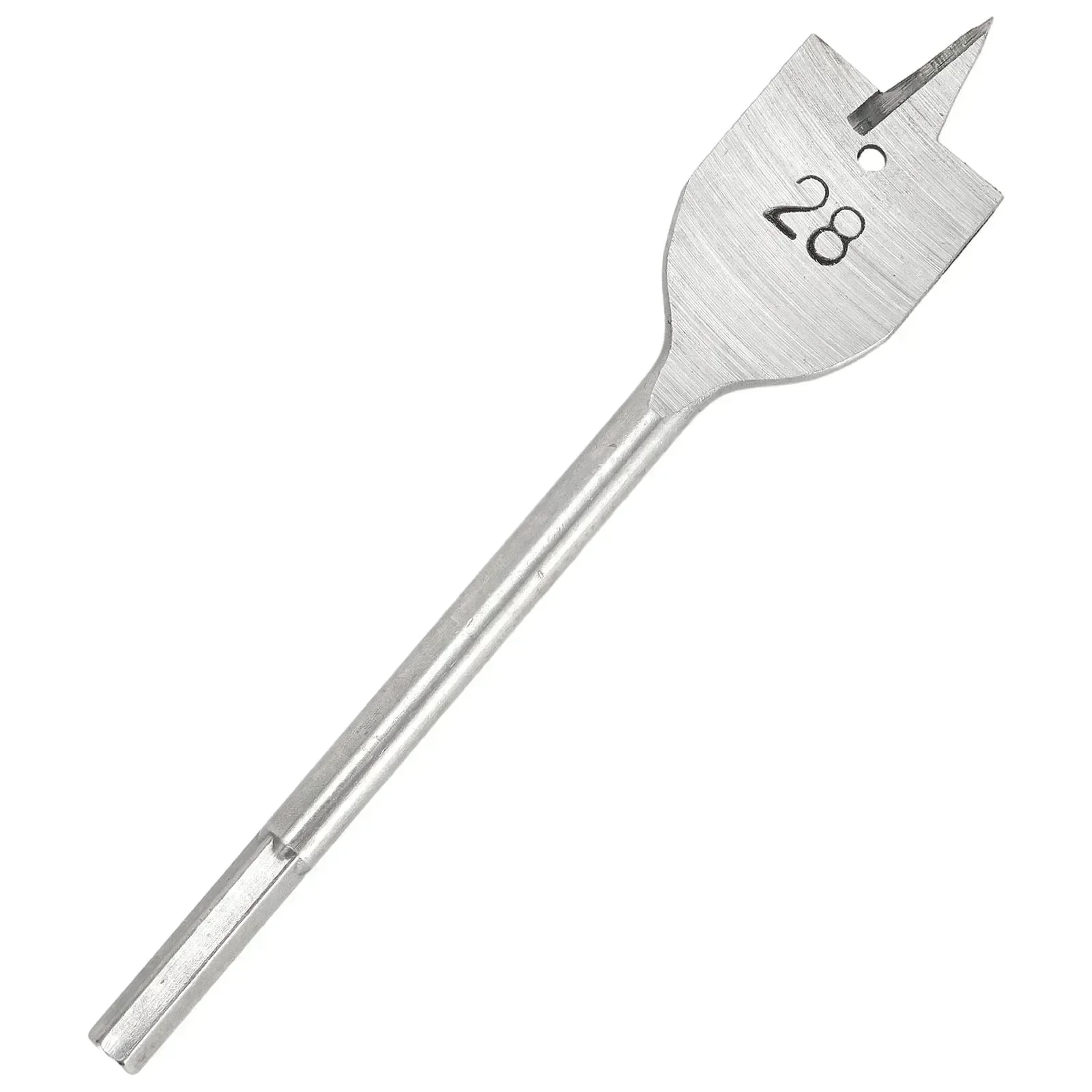 1 PC ไม้แบนเจาะบิต 20-38 มม.สามชี้แบนเจาะหกเหลี่ยมไม้รูเปิดสําหรับไม้กระดานเจาะบิต